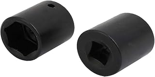 New Lon0167 1/2-inch Square Featured Drive 23mm Chrome reliable efficacy Vanadium Steel Shallow Impact Socket 2pcs(id:3ec ae 81 d5f)