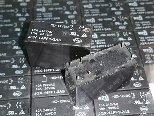 Relais 14F-2A-12V-10A JQX-14FF1-2AS commutateur electronique 6 pins