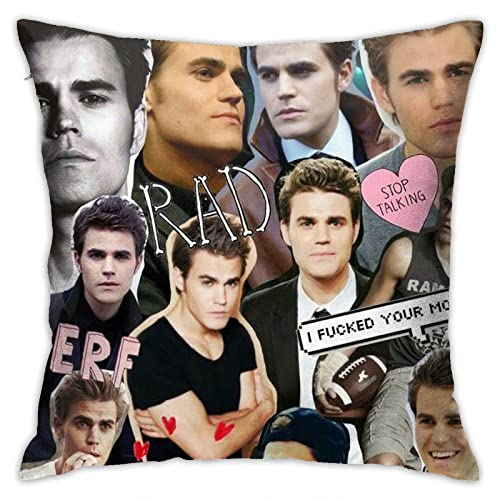 Paul Wesley Kissenbezüge, doppelseitig, Plüsch-Kissenbezüge, Dekoration für Schlafzimmer, Wohnzimmer, 45 cm x 45 cm für 8,00 EUR bei amazon.de Bild: Paul Wesley Kissenbezüge, doppelseitig, Plüsch-Kissenbezüge, Dekoration für Schlafzimmer, Wohnzimmer, 45 cm x 45 cm für 8,00 EUR bei amazon.de