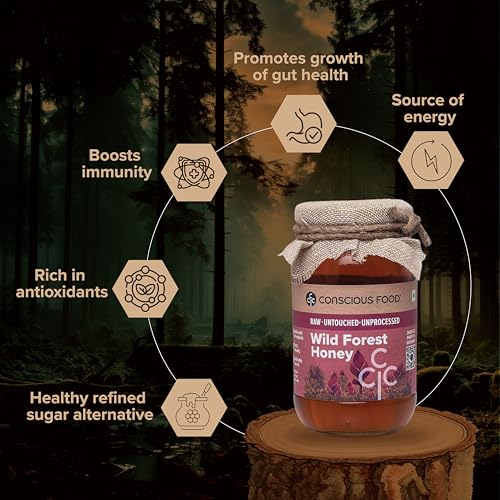 Image of Conscious Food Wild Forest Honey, 200g