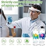 Crystal Clear Epoxy Resin Kit 600ml (21oz) - High Gloss & UV Resistant for DIY Art, Jewelry Making, Mould Casting Resin Epoxy with Gloves, Mixing Cups, Wooden Sticks for Beginners & DIY Art Projects - Image 4