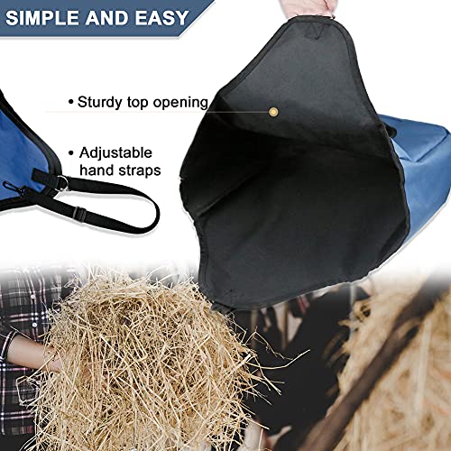 POHOVE Hooizak, Paardenvoerzak, Opknoping Hooi Tote Bag, Oxford Doek Hay Bag, Draagbare Paardenvoedsel Opbergtas Met… - Image 6
