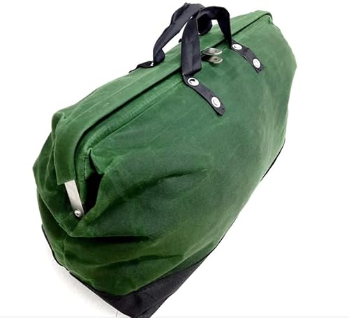 Bolsa em Lona e Couro Sintético para Ferramentas e EPIs com Trava para Cadeado - F115