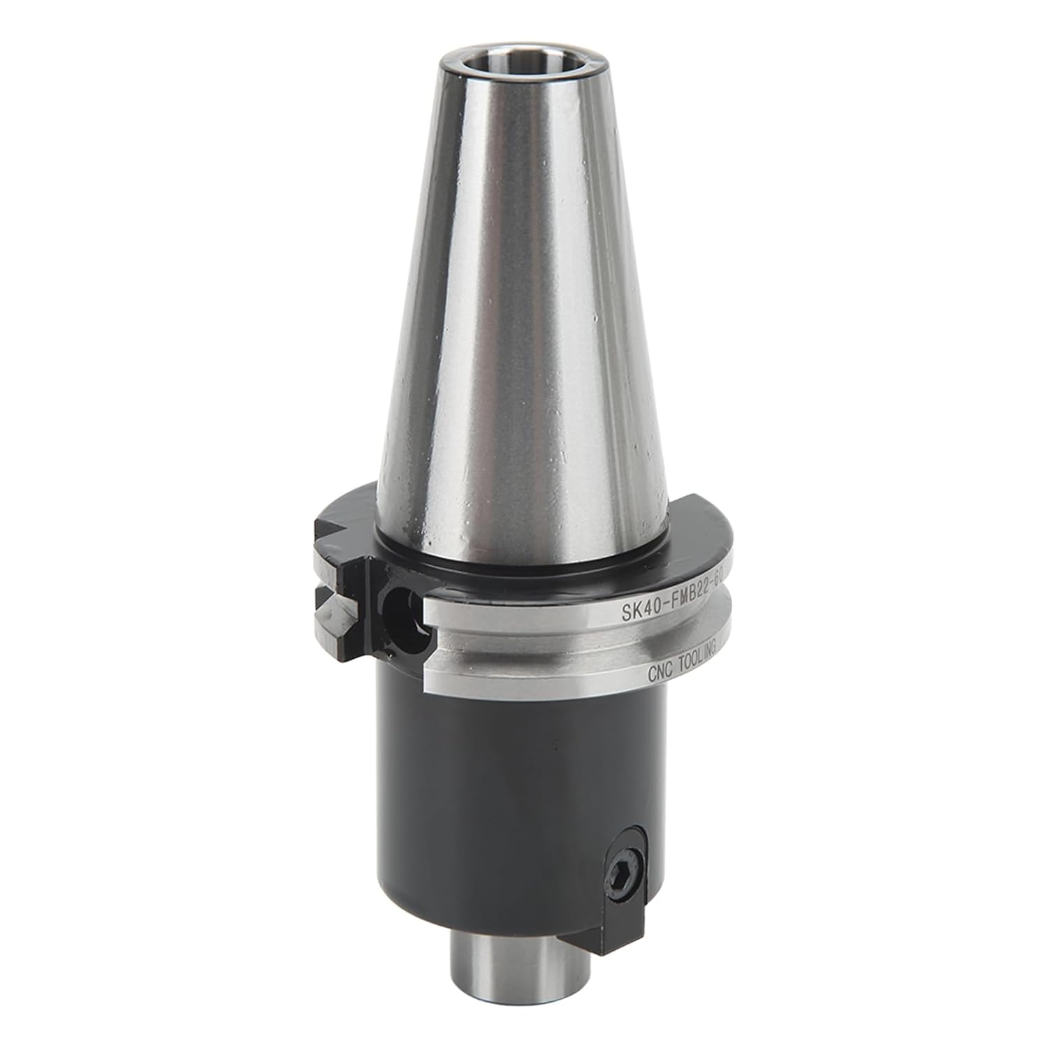 SK40 - FMB22-60 Face Mill Holder, Milling Cutter Shank for CNC Lathe Engraver, 40Cr Alloy Steel Face Mill Cutter Holder with Storage Box and Screw, High Stability Tool Holder for