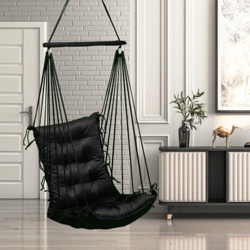 Patiofy Soft Cotton Hammock Hanging Swing for Adults & Kids/Swing...