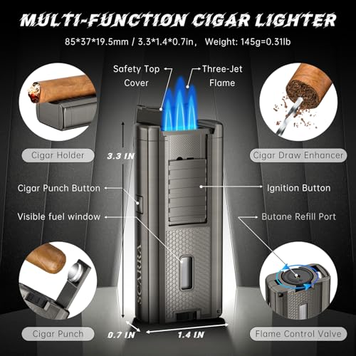 Encendedor para cigarros con soporte integrado SCARRA multifunción miniatura 2