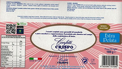 SENZA MARCA Confetti Almond Pink Extra Pelata Crispus 1000 g, piccolo - Image 2