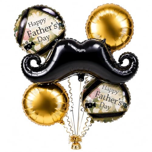 Image of Propsicle Happy Fathers Day Foil Balloons Dad Birthday Decoration Pack of 5