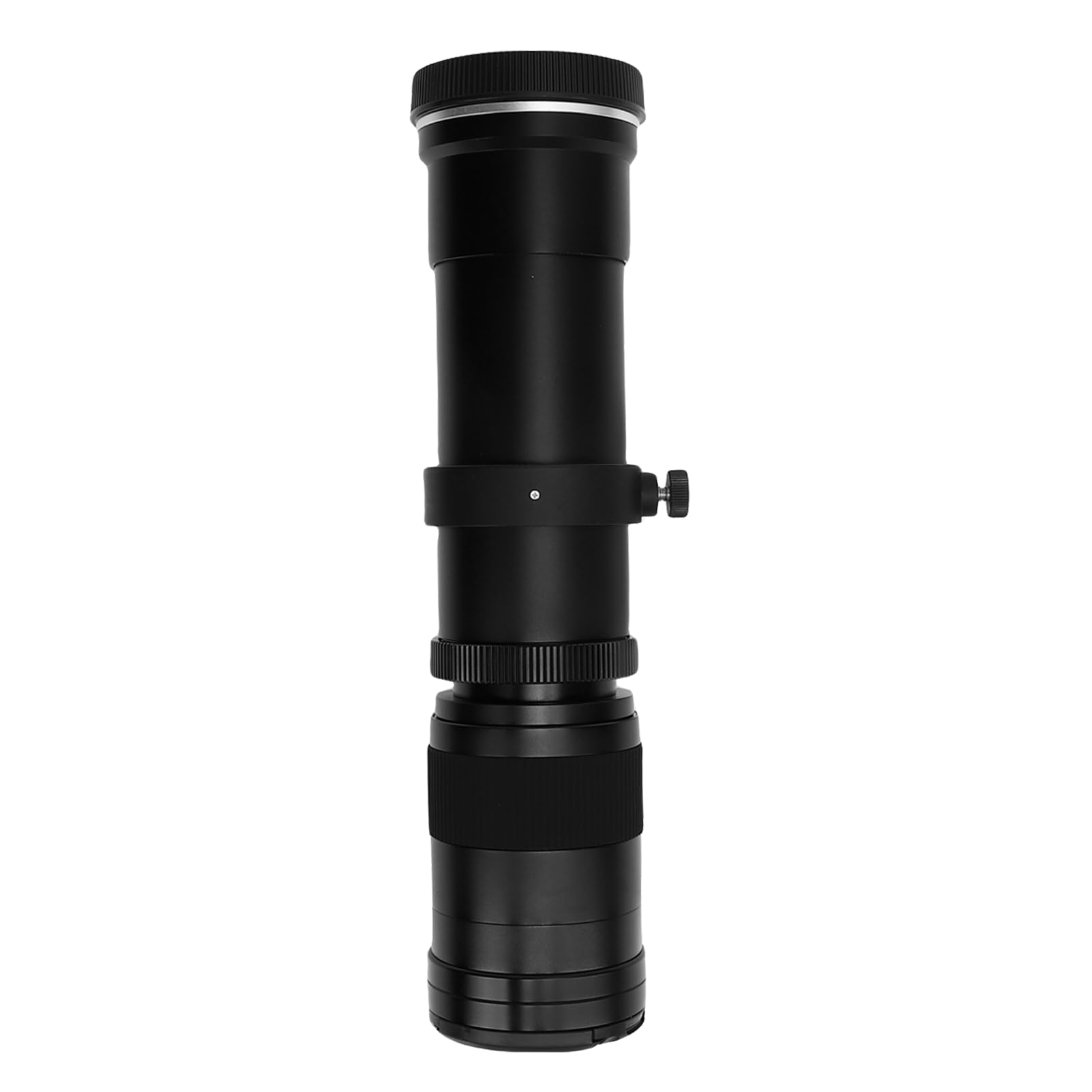 Zunate F8.3 Teleobiektyw z ręczną regulacją Ostrości do Aparatu z Mocowaniem RF 420-800 Mm Obiektyw Aparatu do Fotografii Księżycowej, Krajobrazowe Szkło Optyczne (BLACK)