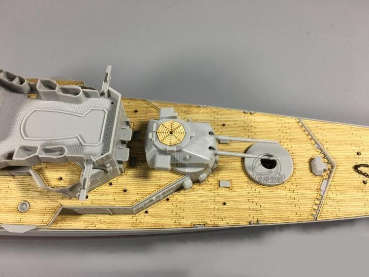 CY350027 1/350 German Prinz Eugen Wooden Deck w/Metal Chain for Trumpeter 05313