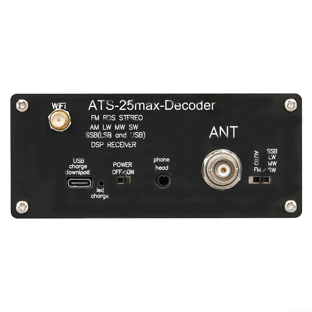RANRAO ATS-25max-Decoder Si4732A10 Receptor de banda completa Soporte CW RTTY FT8 FT4 SW MW Batería de litio incorporada 3000mA, 1511067946