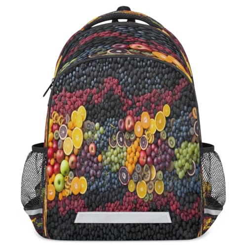 Sac à dos pour randonnée et voyage au motif fruits vitaminés 20L