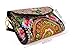 Chinese Embroidered Casual Canvas Women’s Wallets Zipper Closure Purse Wristlet
