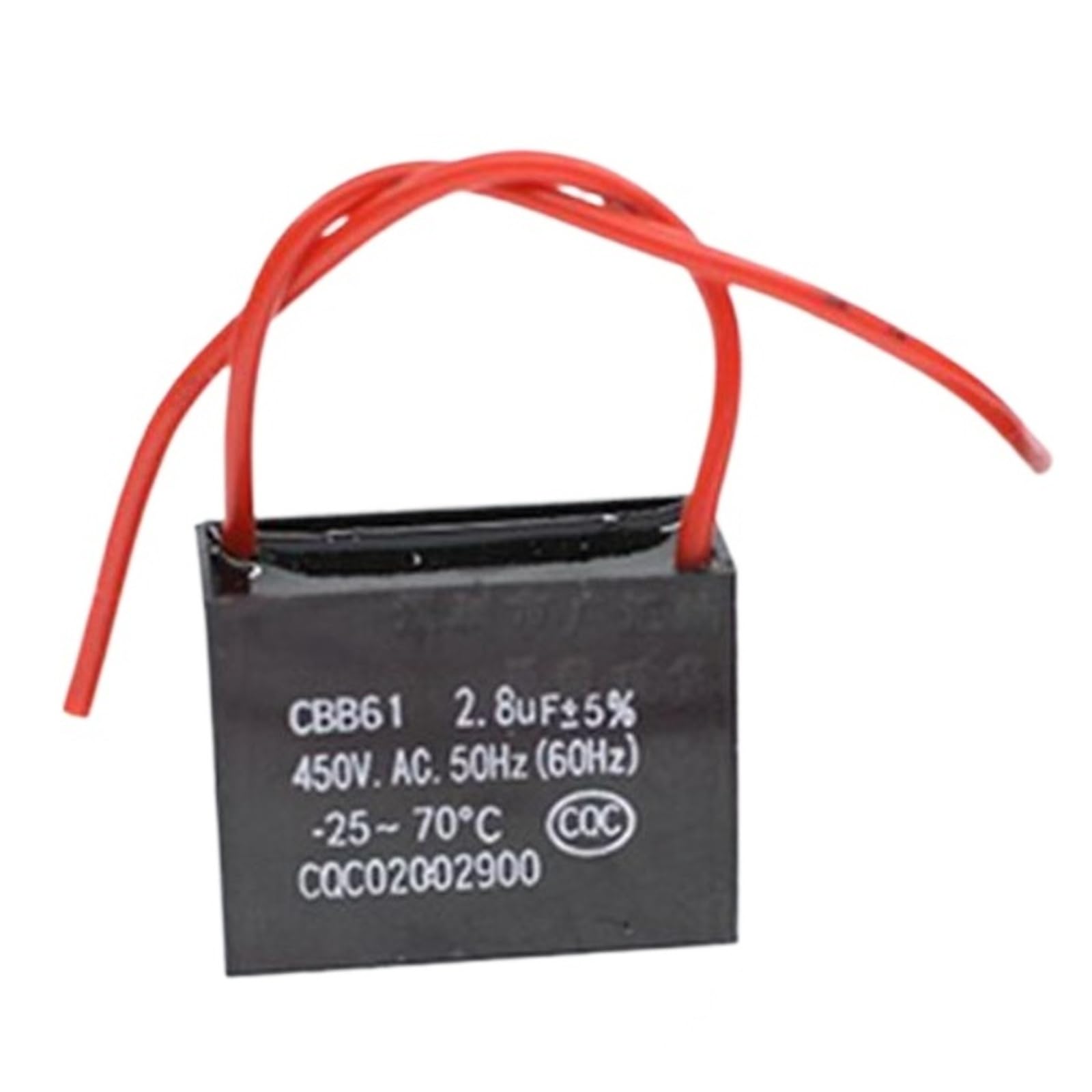 Condensateur de démarrage 2,8 uF 450 V CBB61 pour moteur