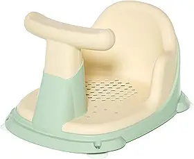 Cadeira de Banheira com Ventosa Antiderrapante para Bebês, Recém-nascidos E Crianças Pequenas. Ideal para para, Verde