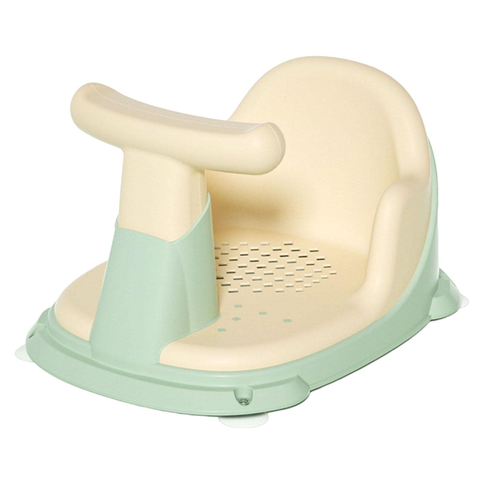 EHJRE Secure Bath Support Chair for Infants and Toddlers with Suction Cup, Green