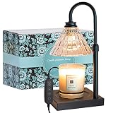 MAKYTWOW Candle Warmer Lamp with Dimmer, 2H/4H/8H Timer, Compatible with Yankee Candle Large Jar Can