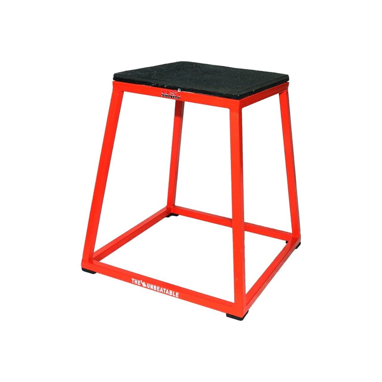 USI Universal Aluminum Metal Non Slip Plyo Box (Red/Black) (24 Inches)