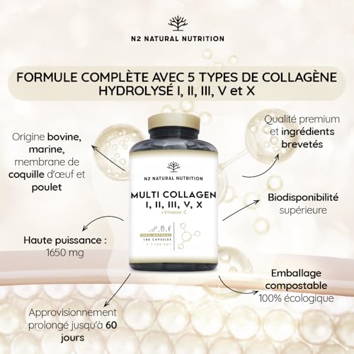 Vitamine D3 K2 formule 5000 UI enrichie en multi collagène - 3