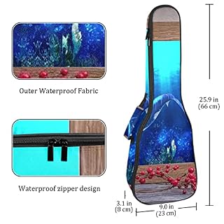 Housse de transport pour ukulélé sous l’eau avec fenêtre – Pour concert ténor soprano – 58,4 cm – 10 mm d’épaisseur… - Les Beatles, Paul McCartney, John Lennon, RIngo Starr, George Harrison Housse de transport pour ukulélé sous l'eau avec fenêtre - Pour concert ténor soprano - 58,4 cm - 10 mm d'épaisseur… – Image 4