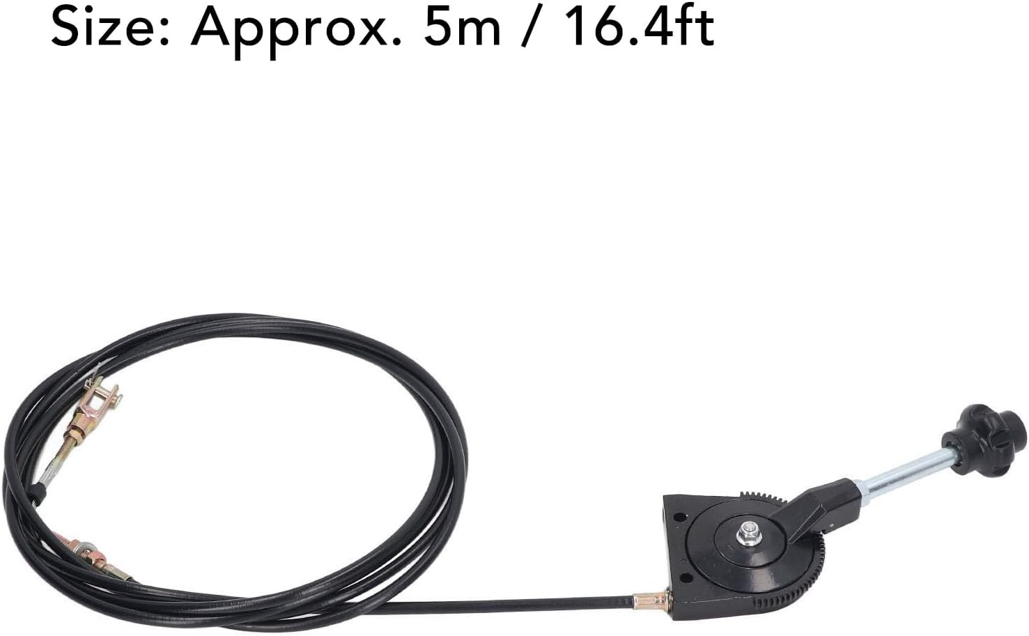 Excavator Throttle Cable, 5 Meter Excavator Throttle Control Cable, Flexible Manual Throttle Cable, Excavator Motor Control Cable for EX230 EX230 Excavator Replacement