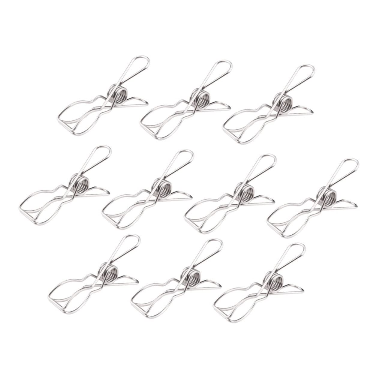 COLLBATH 10pezzi Mollette Inossidabile Per Bucato Clip Antivento Per Coperte e Resistenti Asciugare