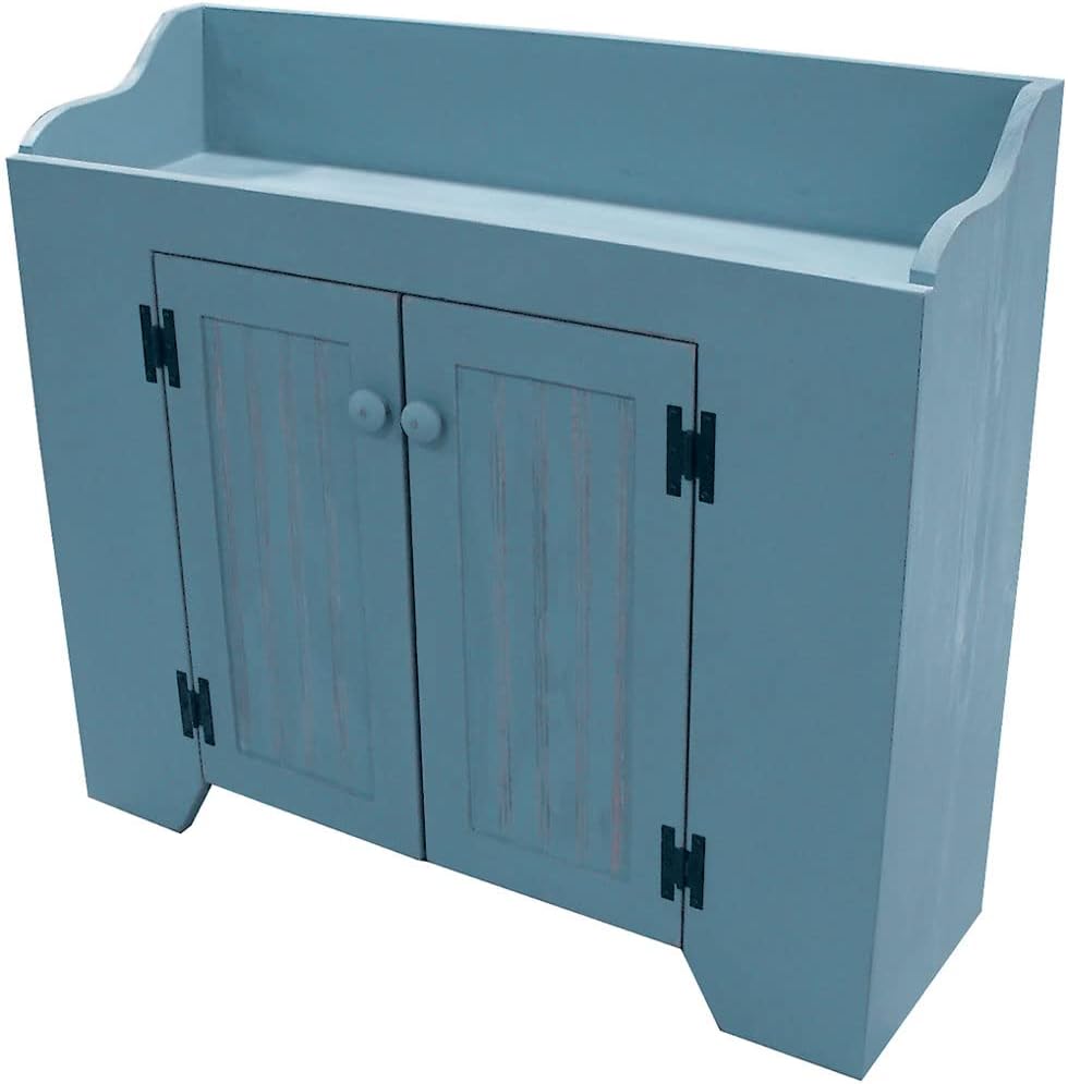 Sawdust City Dry Sink 32" Wide (Old Williamsburg Blue)