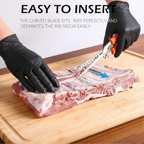 Rib Membrane Removal Tool with Spring Grip