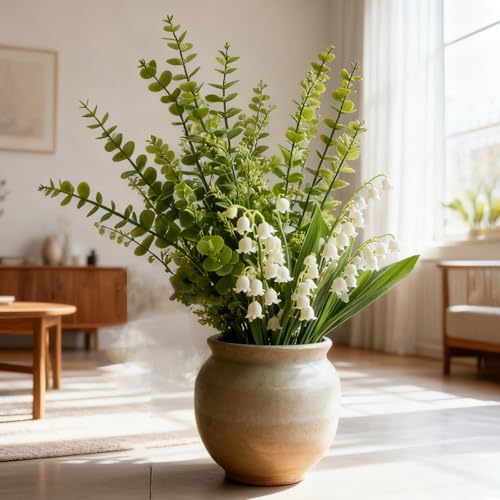 Branches d'eucalyptus artificielles aux 4 styles texturés pour la maison