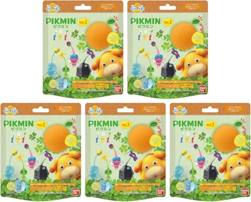【まとめ買い5個セット】 びっくらたまご ピクミン Vol.2 バスボール 炭酸入浴剤のサムネイル