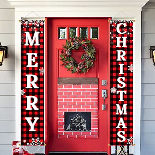 Christmas Decorations Outdoor Yard Front Porch Sign Set - image 7