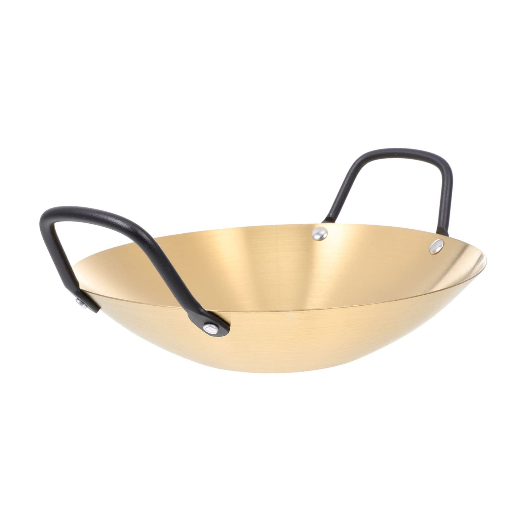 HOLIDYOYO Stainless Steel Dry Pot Korean Style Kitchenware Easy to Clean Korean Noodle Pot Cooking Utensil