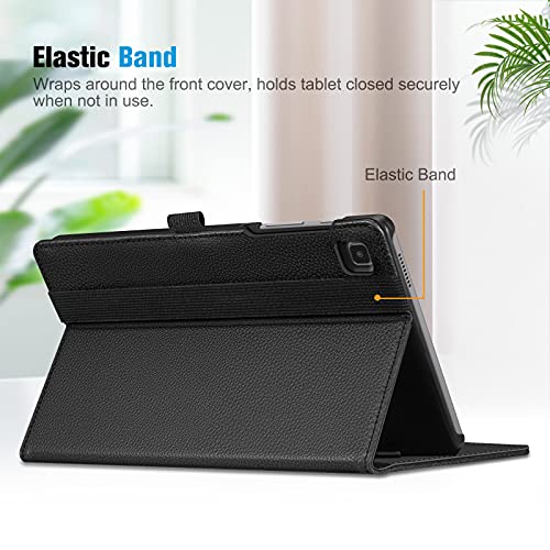 Fintie Case For Samsung Galaxy Tab A7 Lite 8.7 Inch 2021 Model (Sm-T220/T225/T227), Multi-Angle Viewing Smart Stand Back Cover With Pocket, Black #TOP5