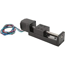 Linear Guide Rail, Linear Actuator Mini Linear Actuator Stepper Motion Stage 50mm Stroke Mini Linear Rail Guide Slide Actuator CNC Router Parts