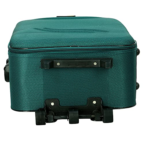 Skyline-21-Inch-Polyester-Lightweight-Trolley-Travel-BagSuitcase-Bag-with-Wheels-for-Men-and-Women-Number-Lock-Available-Turquoise