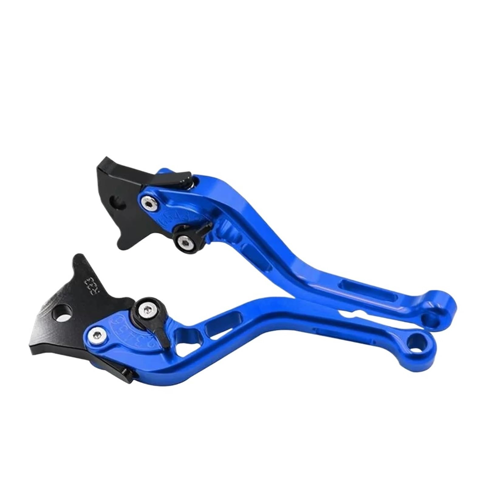 Mamxvkvzeu Blue Motorbike Brake Clutch Handle Levers Motorcycle Lever Brake Clutch Levers Adjustable For Royal Enfield 650 For Interceptor Gt650(Blue)