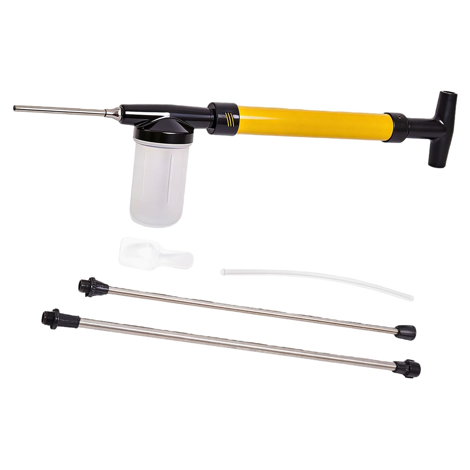 Hrtyvhin Multicolor Garden Dusts Blower And Powder Sprayer Bottle With Removable Rod For Flows Control Extension Handle Home Tool Adjustable Garden Dusters With Rod