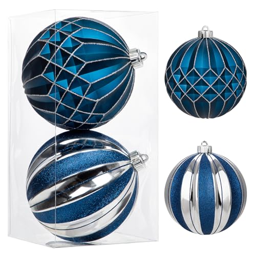 Briful 6'' Extra Large Christmas Ornaments for Trees Decorations,...