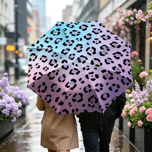 MAYJOYDIY Automatic Folding Umbrella 42 In Compact Umbrella — 사진 2
