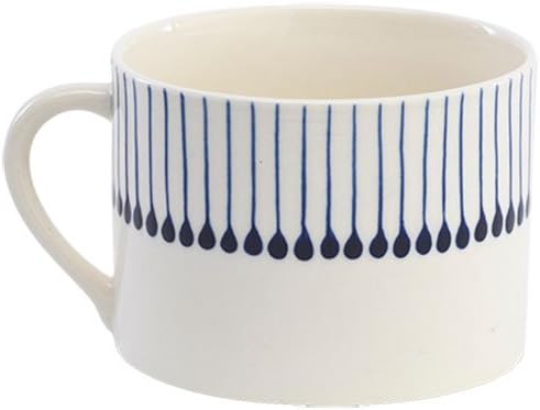 Nkuku Iba Ceramic Mug 2-Piece Set, Large, Indigo