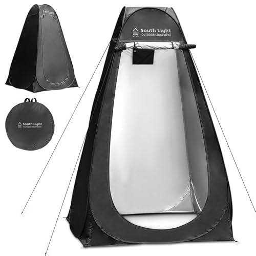 【COMFORT ZONE】 着替えテント 高さ190cm 収納袋付き 簡単設営 ポップアップテント フルクローズ 軽量 持ち運び便利 遮光 耐水 シャワーテント 簡易 非常用トイレ 釣り キャンプ アウトドア 海水浴 ビーチ BBQ 着替え用 避難 防災