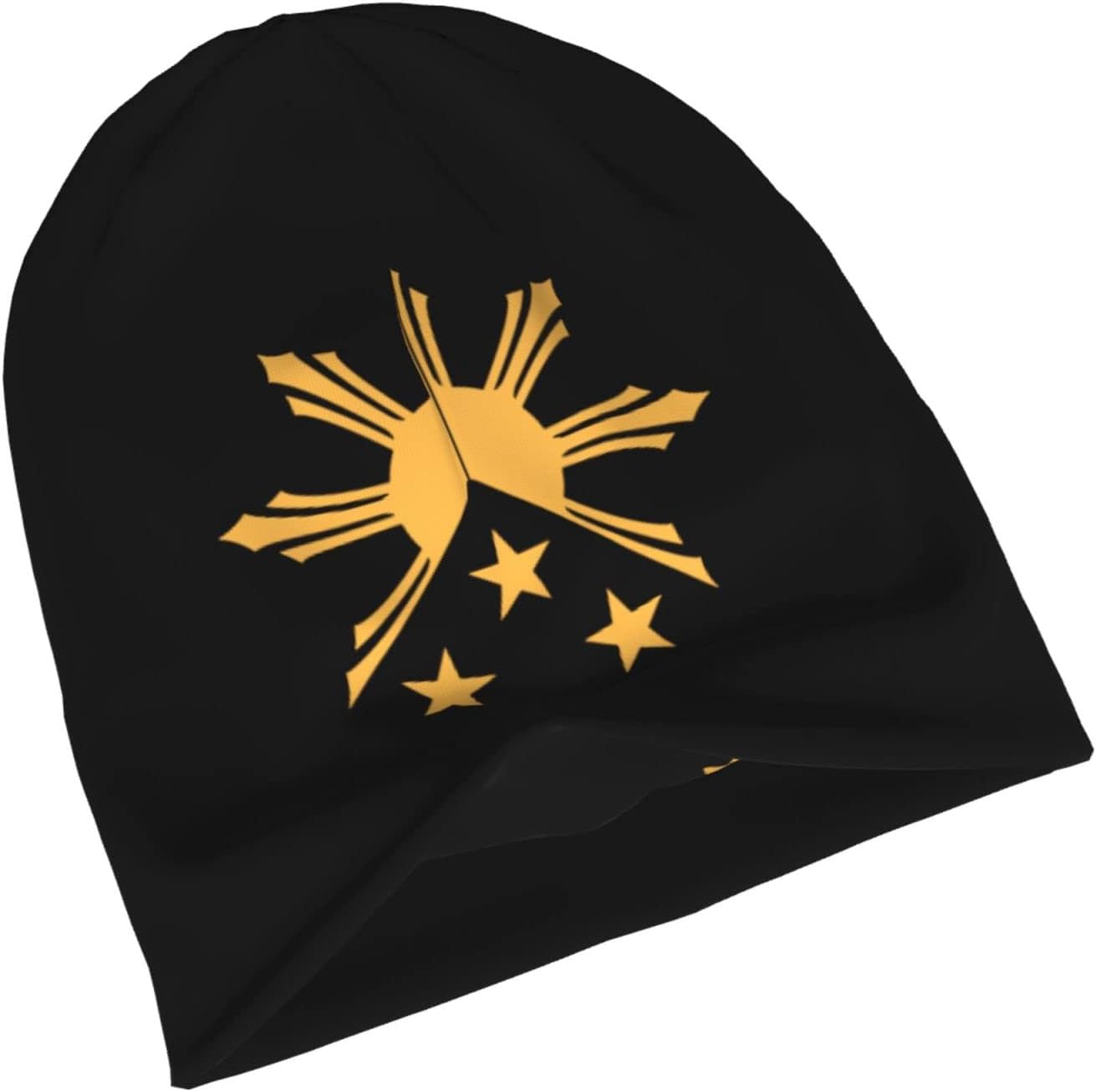 Tribal Philippines Filipino Sun and Stars Flag Adult Knitted Hat Beanie Winter Warm Skull Hat - Men Women - Image 3