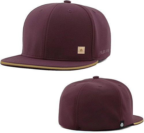 Boné Anth Co. Homes Bordô Aba Reta Fechado Com Elástico