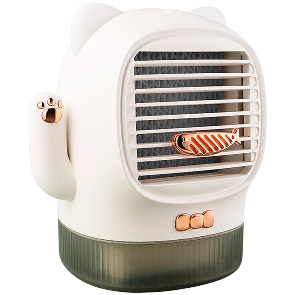Ventilador para oficina con refrigeración por agua que alivia el calor seco