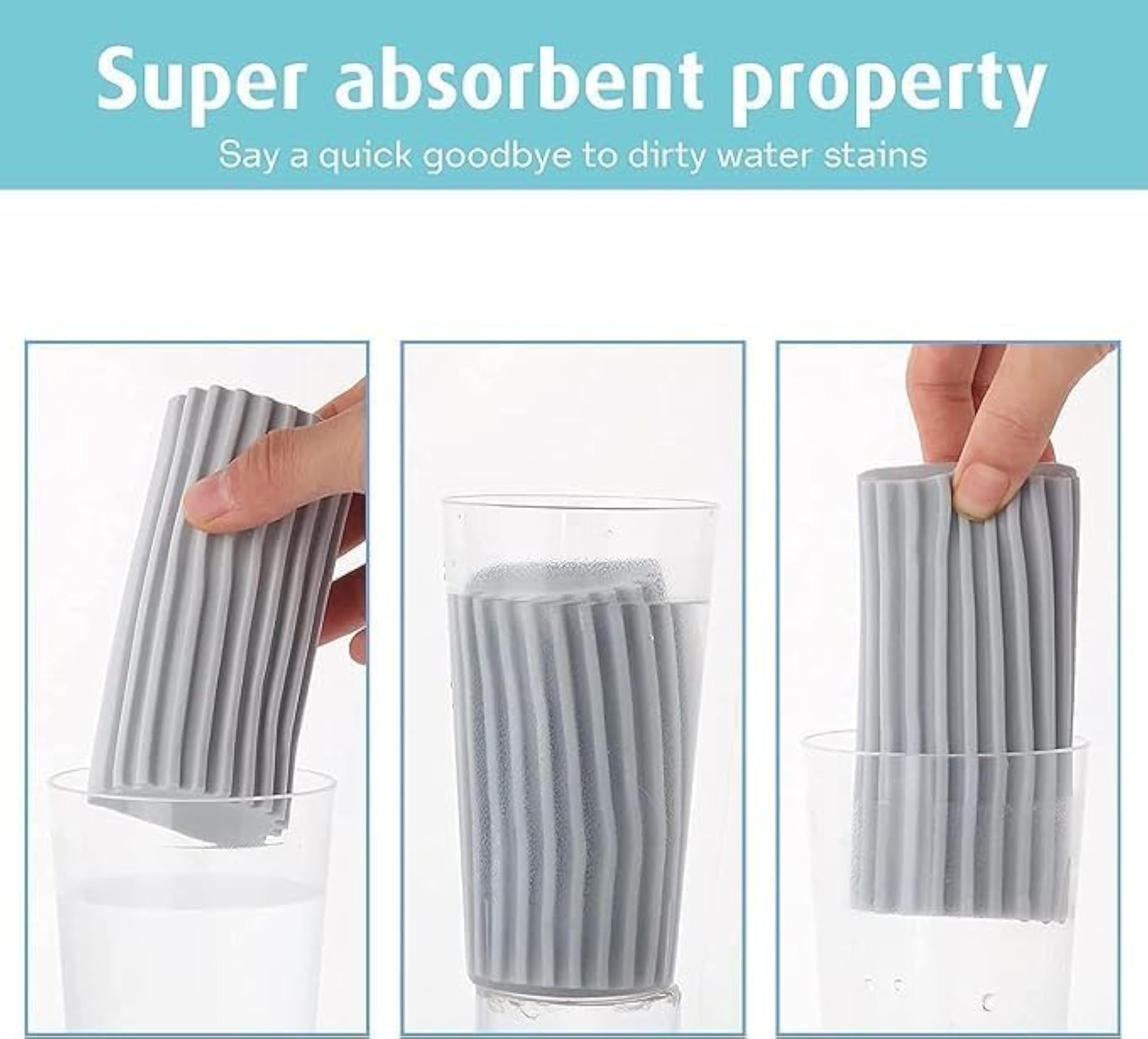 Half Round Cleaning Sponge, Durable Household Scrubber