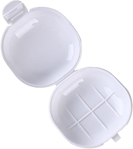 La caja de la barra de jabón permite que el jabón se seque con cordón, soporte de jabón de viaje, caja de jabón a prueba de fugas con rejillas de