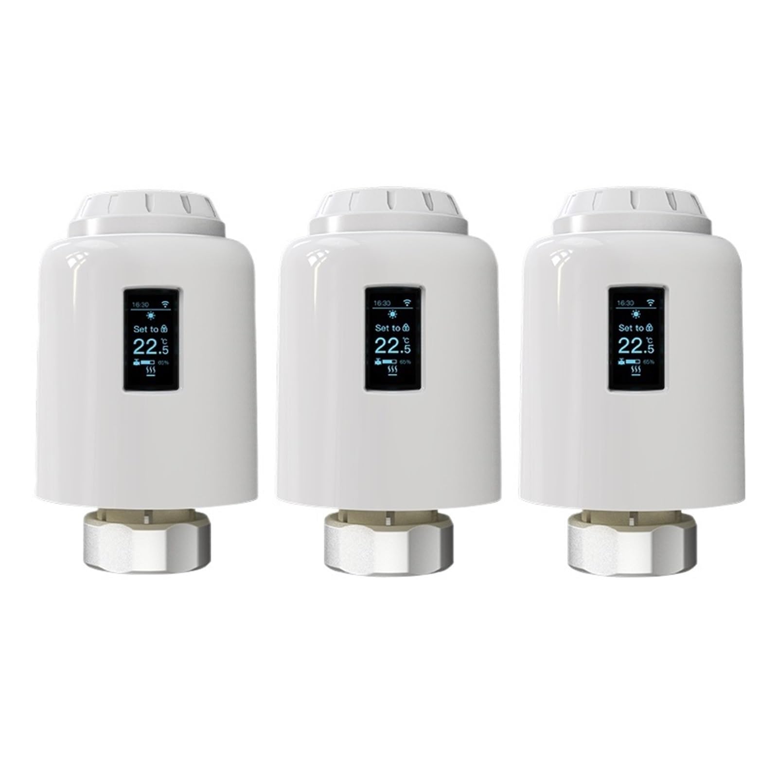 Inteligentny Termostat TRV ZigBee, Programowalny Zawór Grzejnikowy Tuya, Regulator Temperatury, Sterowanie Głosowe Ogrzewania Domowego Informacja O ZgodnośCi(3pcs TRV602)