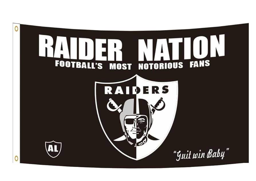 Amazon.com : Raider Flag 3 * 5ft Sports Fan Raider Nation