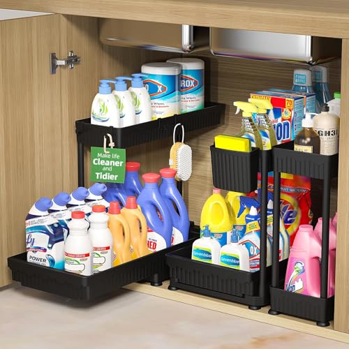 Sevenblue 3 Pack Multi-Purpose Under Sink Organizers and Storage, 2025...