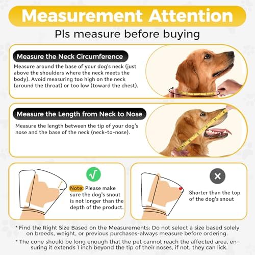 ZuxZuce Soft Transparent Dog Cone Collar, Depth Adjustable Recovery Cone - 3